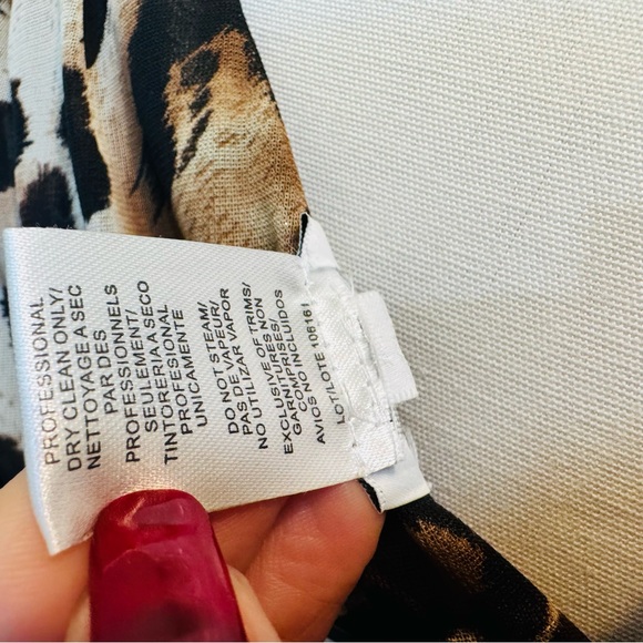 Cache Leopard Print One-Shoulder Dress - Picture 14 of 14